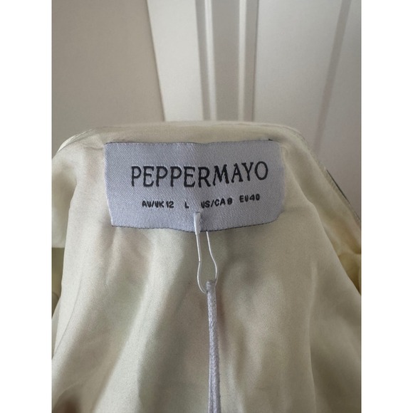 Pepper Mayo Yellow Floral Halter Neck Mini Dress - Picture 8 of 9